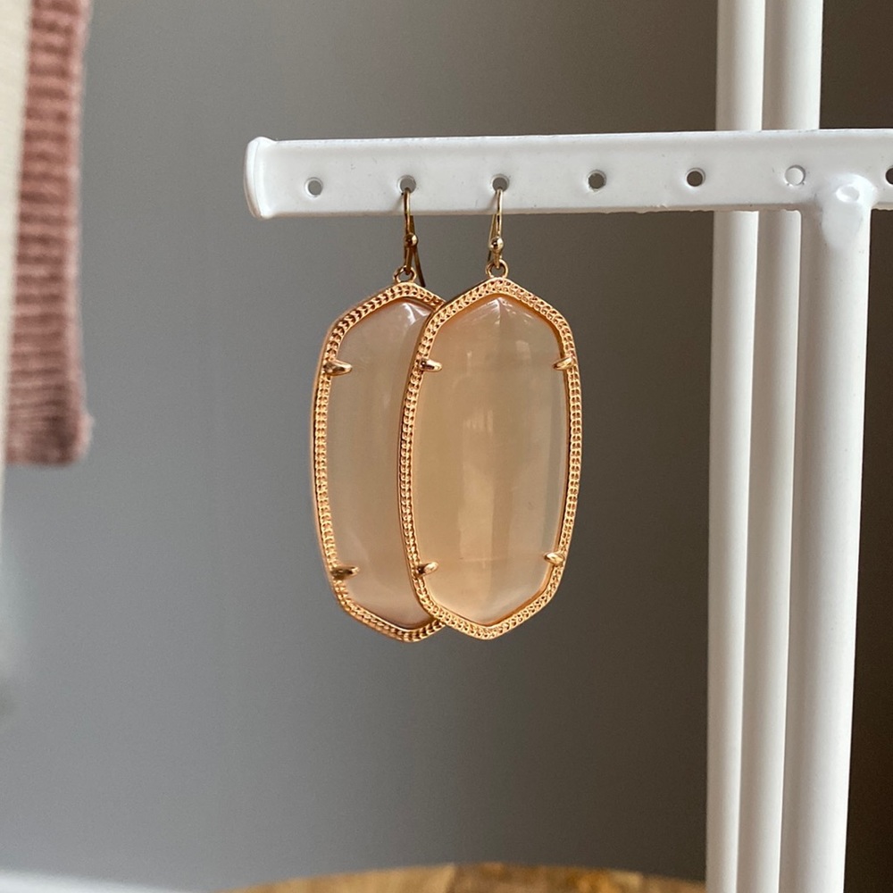 Kendra Scott Rose Gold Danielle Statement Earrings
